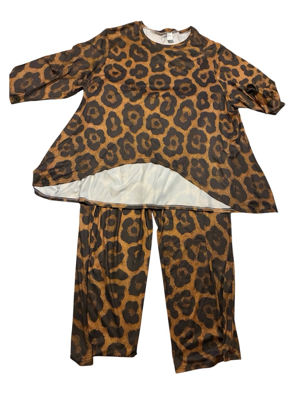 Women’s casual leopard print pants outfit 6XL